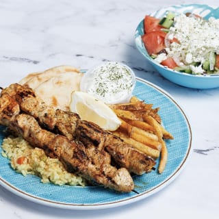 CHICKEN SOUVLAKI SCEWER PLATE (2 pcs)
