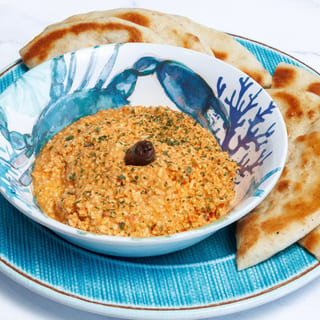 KOPANISTI W/ PITA BREAD (Spice Feta Cheese Spread) 